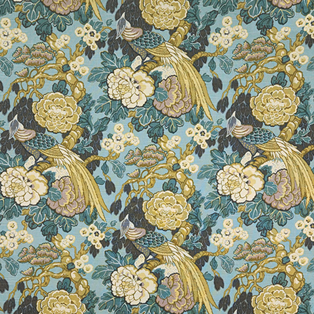 Carole Fabric Pretty Bird Celestial First Impressions 100% Cotton-SSR Pakistan 25 1/4" V, 13 1/2" H HD 54" - My Fabric Connection -