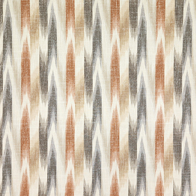 Carole Fabric Gung Ho Cinnamon Hidden Treasure 36% Polyester, 26% Cotton, 22% Viscose, 16% Linen China 13 3/4" V, 9 1/8" H 55" - My Fabric Connection -