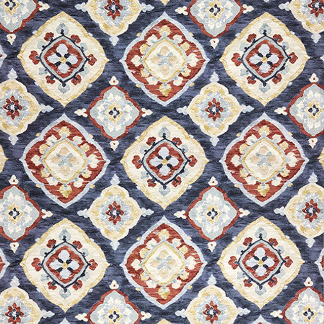 Carole Fabric No Comparison Americana Hidden Treasure 100% Cotton Spain 27" V, 13 1/2" H HD 54" - My Fabric Connection -