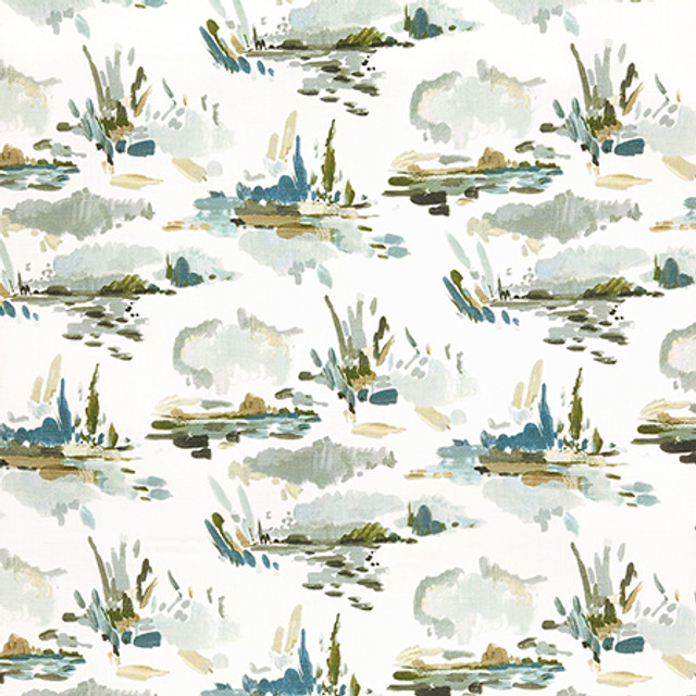 Carole Fabric Palette Play Dune Hidden Treasure 100% Cotton Spain 27" V, 13 1/2" H HD 54" - My Fabric Connection -