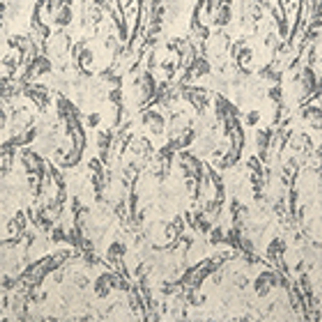 Carole Fabric Simple Greetings Silver Manchester 90% Polyester, 10% Viscose India 19 1/2" V, 9 1/4" H 54"" - My Fabric Connection -
