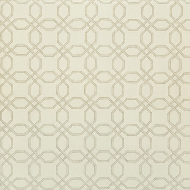 Carole Fabric Conversation Linen Neutral Ground Base: 68% Polyester, 21% Linen, 11% Cotton Embr: 60% Polyester, 25% Cotton, 15% Linen India 6 3/8" V, 6 3/4" H 51"" - My Fabric Connection -