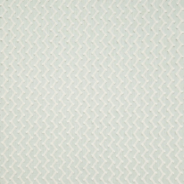 Carole Fabric Dont Stress Vapor Oasis Base: 100% Polyester Embr: 100% Cotton India 2" V, 4 1/2" H 54.75" - My Fabric Connection -
