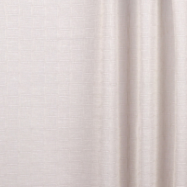 Carole Fabric Check This Out Linen Sheer Movement 100% Polyester Turkey 1 7/8" V, 2" H 125" - My Fabric Connection - Carole Fabric Check This Out Linen Sheer Movement 100% Polyester Turkey 1 7/8" V, 2" H 125" - My Fabric Connection -