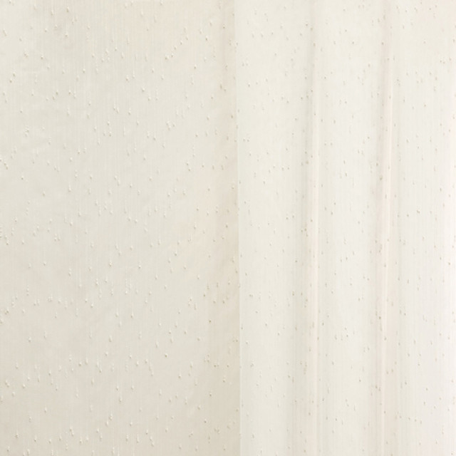 Carole Fabric Fell For You Ivory Sheer Movement 100% Polyester-Weighted Hem Turkey None 143" - My Fabric Connection -