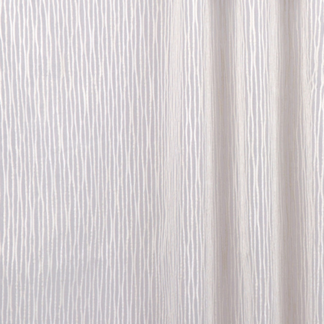Carole Fabric Use Of Lines Linen Sheer Movement 100% Polyester Turkey None 118" - My Fabric Connection -