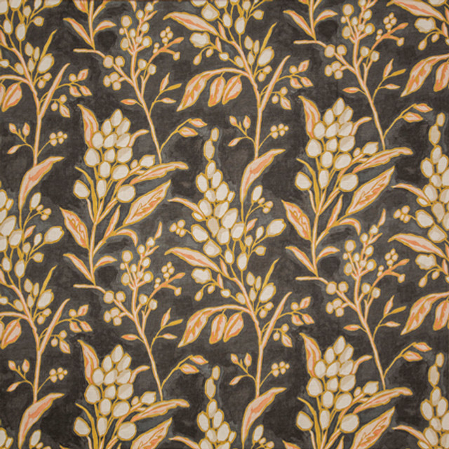 Carole Fabric Janice Thunder Sunset Serenade 55% Linen, 45% Viscose UK 25 1/8" V, 27 1/4" H 55"" - My Fabric Connection -