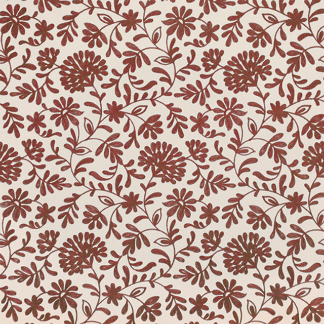 Carole Fabric Love Language Spice Sunset Serenade Base: 52% Polyester, 48% Cotton Embr: 100% Viscose India 18 7/8" V, 17" H 51"" - My Fabric Connection -