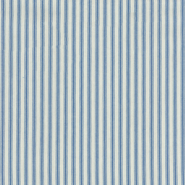 Waverly Fabric Classic Ticking Denim 652225 - 100%Cotton CHINA 15000 Horizontal: 0 and Vertical: 0.3 55 - My Fabric Connection -