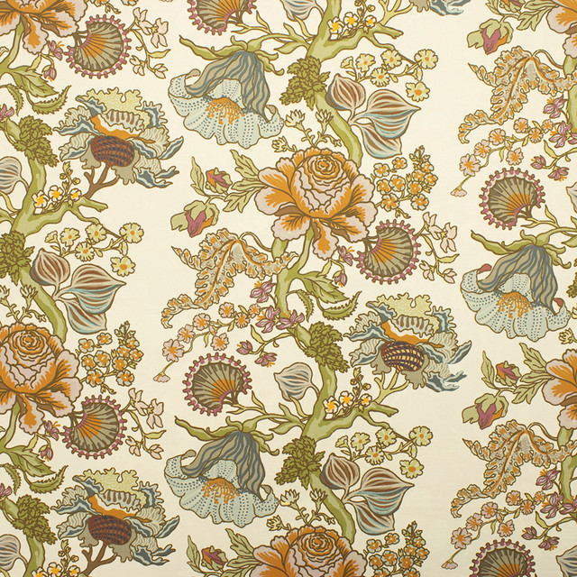 Greenhouse Fabric S6701 Ivory 100% Cotton USA 15,000 </p><p>Repeat: 27" H, 17.5" V 56" - My Fabric Connection - Greenhouse Fabric S6701 Ivory 100% Cotton USA 15,000 </p><p>Repeat: 27" H, 17.5" V 56" - My Fabric Connection -