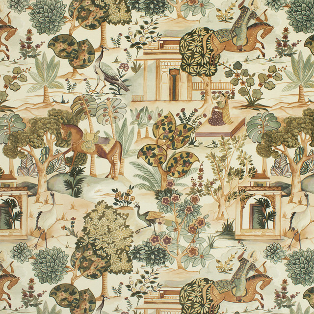 Greenhouse Fabric S6714 Umber 100% Polyester China 50,000 </p><p>Repeat: 27.25" H, 27" V 56" - My Fabric Connection - Greenhouse Fabric S6714 Umber 100% Polyester China 50,000 </p><p>Repeat: 27.25" H, 27" V 56" - My Fabric Connection -
