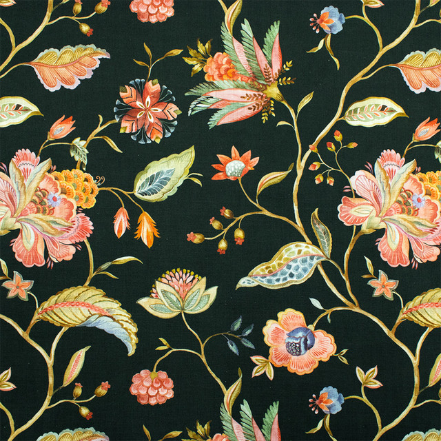 Greenhouse Fabric S6727 Shale 100% Cotton India 10,000 </p><p>Repeat: 27" H, 28.5" V 54" - My Fabric Connection - Greenhouse Fabric S6727 Shale 100% Cotton India 10,000 </p><p>Repeat: 27" H, 28.5" V 54" - My Fabric Connection -