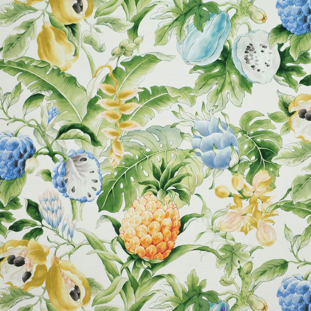 Greenhouse Fabric S6412 Tahini 100% Cotton Peru 25,000 </p><p>Repeat: 27" H, 27" V 54" - My Fabric Connection -