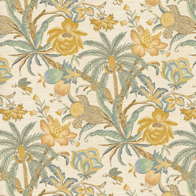 Greenhouse Fabric S6419 Blonde 100% Cotton China 24,000 </p><p>Repeat: 13.5" H, 27" V 54" - My Fabric Connection -