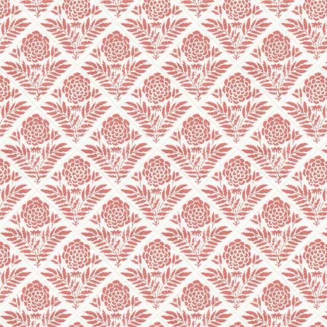 Stout Fabric Truffle 4 Coral Fabric 58%LIN 42%COT INDIA </p><p>Repeat: H: 6.250, V: 5.875 54 in - My Fabric Connection -