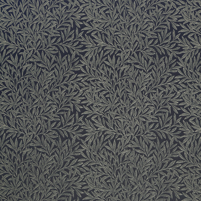 Wmah Fabric 7869 Willow Woven 1 Navy Fabric 67%POL 33%SVI INDIA </p><p>Repeat: H: 18.125, V: 16.375 55 in - My Fabric Connection -