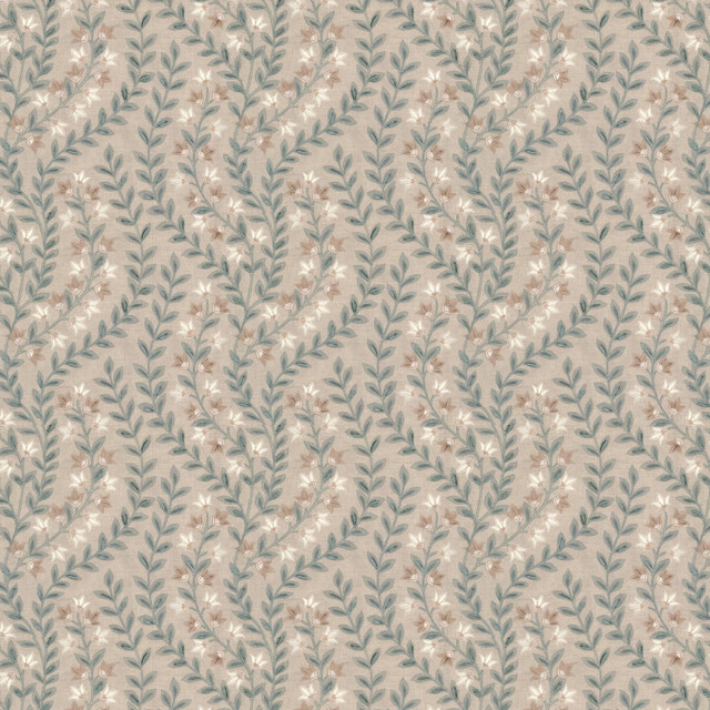 Stout Fabric Raintree 1 Mineral Fabric 60%LIN 40%COT %BEMB INDIA </p><p>Repeat: H: 17.000, V: 15.750 51 in - My Fabric Connection -