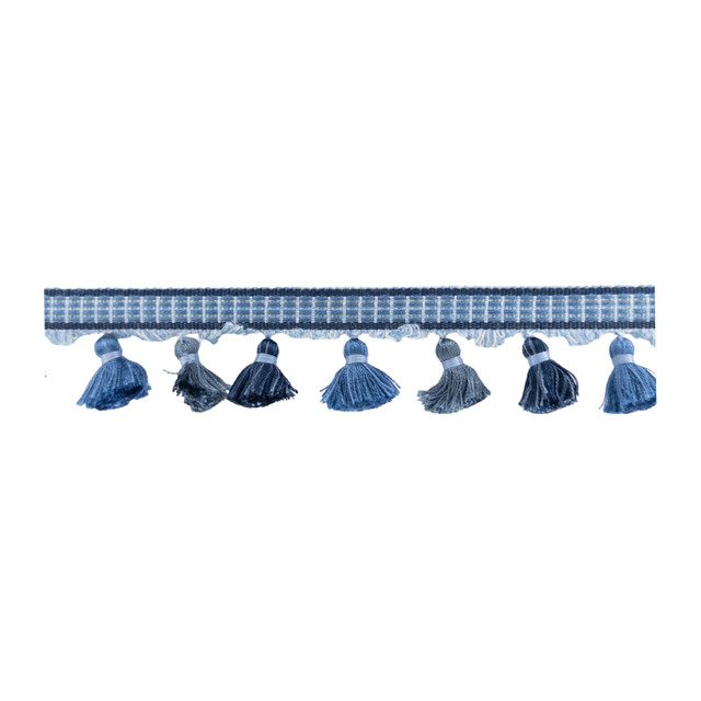 Stout Trim Ulster Tassel Fringe 2 Denim Trim 89%SVI 11%POL CHINA </p><p>Repeat: H: 3.000, V: 0.000 1.5 in - My Fabric Connection - Stout Trim Ulster Tassel Fringe 2 Denim Trim 89%SVI 11%POL CHINA </p><p>Repeat: H: 3.000, V: 0.000 1.5 in - My Fabric Connection -