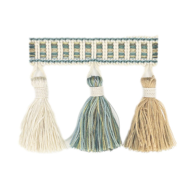Stout Trim Nina Tassel Fringe 2 Vapor Trim 57%POL 43%SVI TURKEY </p><p>Repeat: H: 5.000, V: 0.000 3.5 in - My Fabric Connection - Stout Trim Nina Tassel Fringe 2 Vapor Trim 57%POL 43%SVI TURKEY </p><p>Repeat: H: 5.000, V: 0.000 3.5 in - My Fabric Connection -