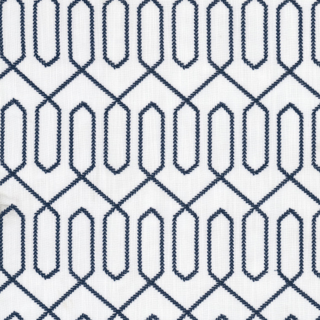 Stout Fabric Benjamin 2 Ink Fabric 100%POL %PEMB EGYPT </p><p>Repeat: H: 4.125, V: 6.500 54 in - My Fabric Connection -