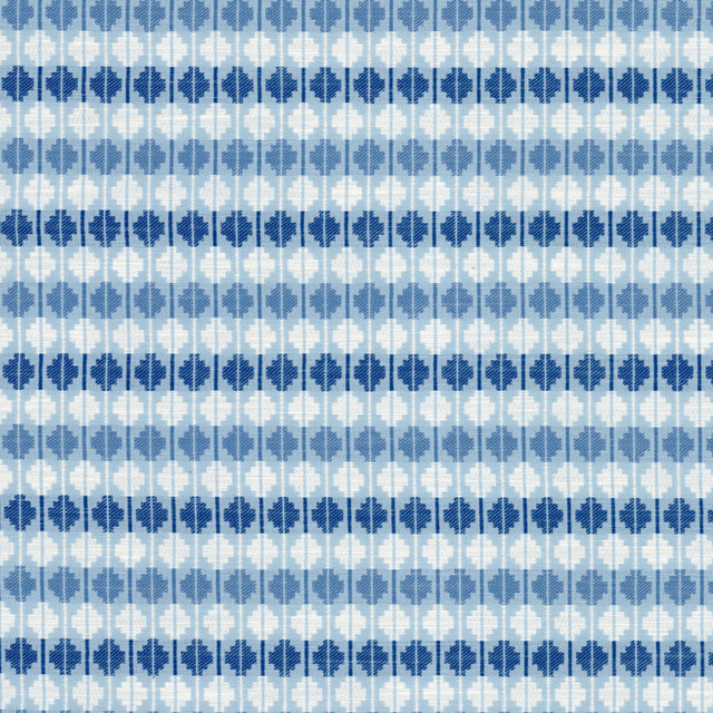 Stout Fabric Banbury 1 Blue/White Fabric 100%POL USA PERFORMANCE RATED FABRIC CATB 117-2013 WYZENBEEK 33 000 DOUBLE RUB WEAR TEST (HEAVY DUTY) </p><p>Repeat: H: 2.375, V: 3.875 54 in - My Fabric Connection -