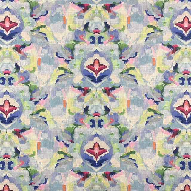Magnolia Fabric Painterly Spring - 100% Cotton Peru 30000 Horizontal: 13.5 and Vertical: 12.6 54 - My Fabric Connection -