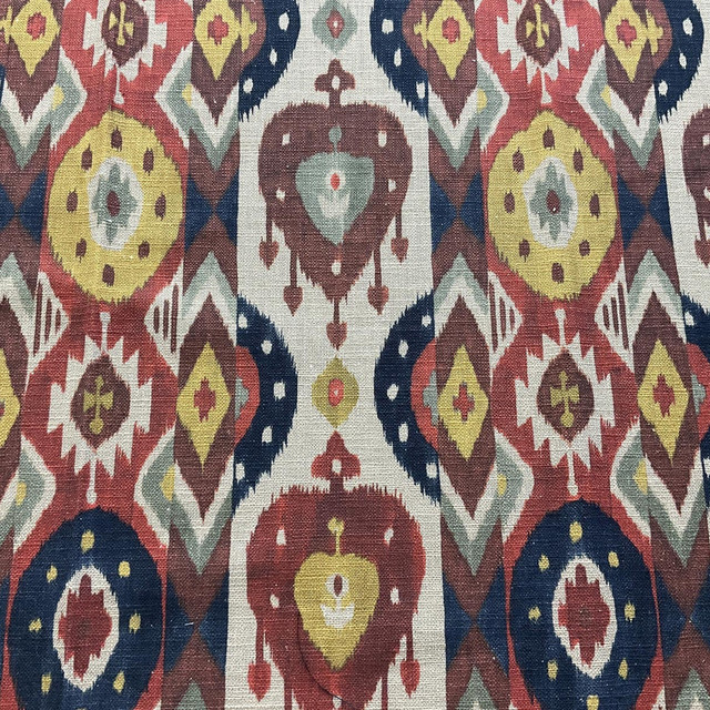 Magnolia Fabric Co - Buketan Spice - 85 Cotton, 15 Linen India Horizontal: 13.5 and Vertical: 25 55 - My Fabric Connection -