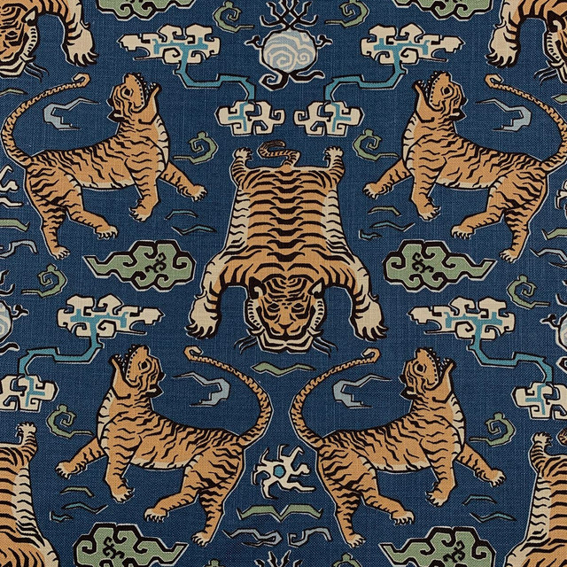 Magnolia Fabric Limiru Aegean - 75% Cotton 25% Linen Pakistan 17000 Horizontal: 27" and Vertical: 25" 54.50" - My Fabric Connection -