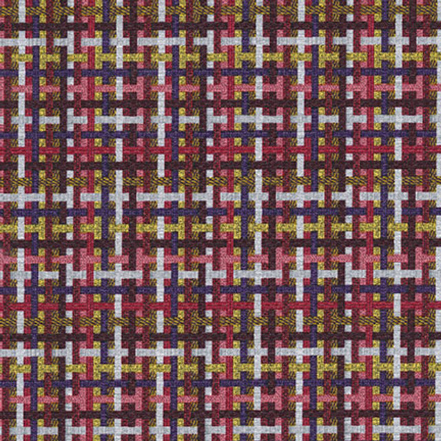 Maxwell Fabric Vestiaire-Nj # 384 Sorbet Memos Only-Coated Fabrics FACE: 100% SILICONE BASE: 100% POLYURETHANE (POLYCARBONATE) BACKING: 100% POLYESTER KOREA V-4" H-2" 53" - My Fabric Connection -