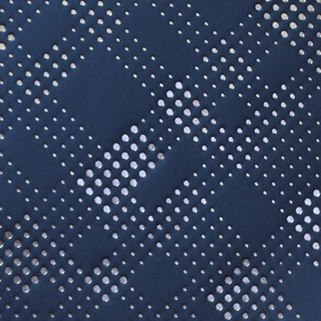 Maxwell Fabric Tartan-Nj 911 Lapis MEMOS ONLY-COATED FABRICS FACE: 100% POLYURETHANE KOREA  V-13.5" H-13.5" 53"  - My Fabric Connection -