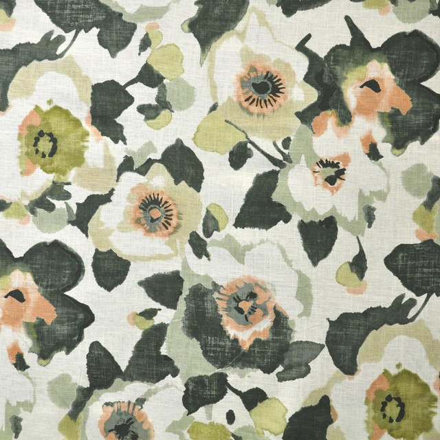 Maxwell Fabric O'Keeffe # 320 Melon Color Theory-Vol.Vii Jungle Room 55% LINEN
45% VISCOSE INDIA V-36" H-27" 53" - My Fabric Connection -
