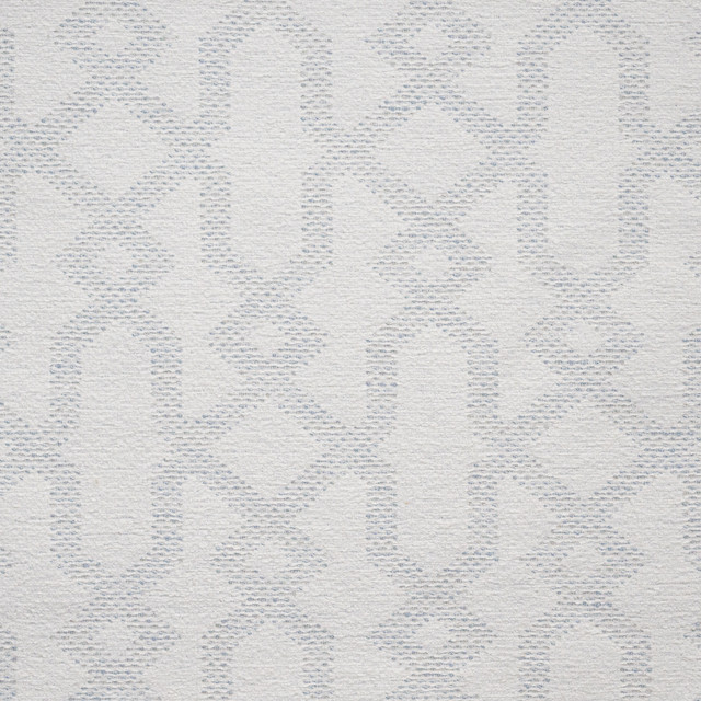 Maxwell Fabric Steeple 632 Glacier PERFORMANCE WOVENS-VOL. VII BLUEJAY 89% UV POLYESTER USA  V-14.4" H-7.0" 55"  - My Fabric Connection -