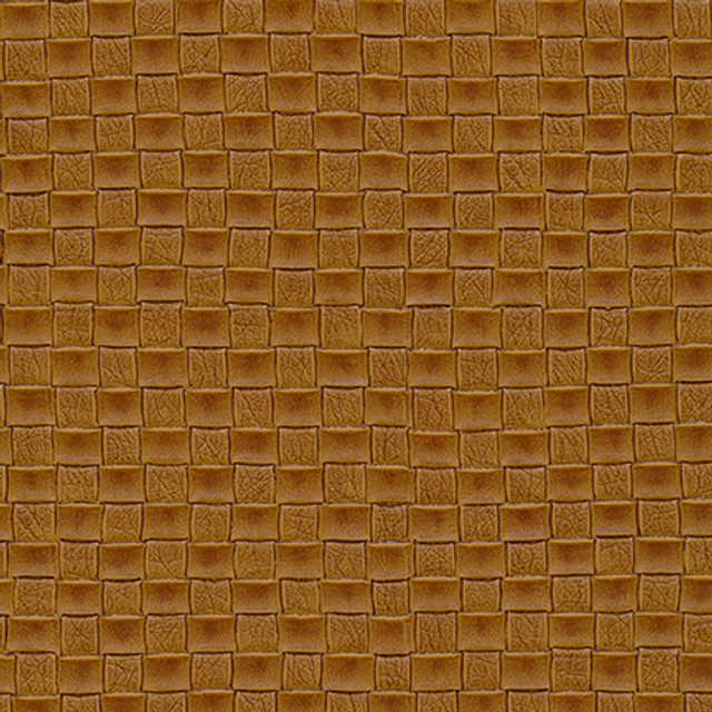 Maxwell Fabric Pietro-Nj 286 Butterscotch MEMOS ONLY-COATED FABRICS FACE: 100% PVC KOREA  V-0.8" H-0.8" 54"  - My Fabric Connection -