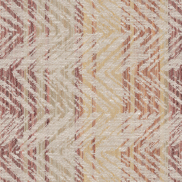 Maxwell Fabric Sao Paulo 831 Sangria PERFORMANCE WOVENS-VOL. VII RHUBARB 66% RECYCLED POLYESTER INDIA  V-7.1" H-7.1" 56"  - My Fabric Connection -