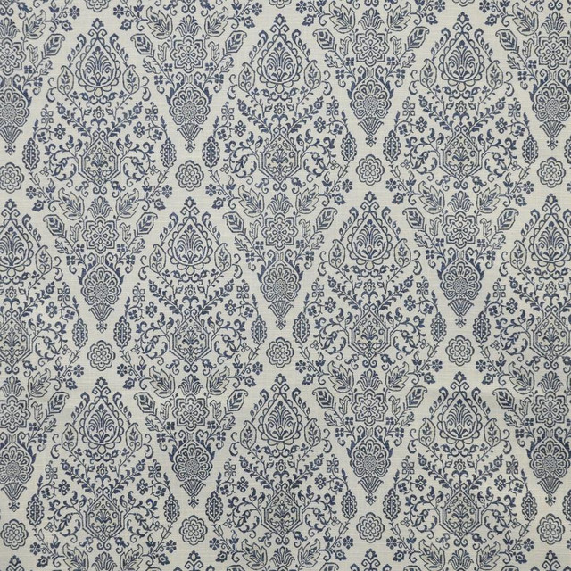 Maxwell Fabric Bethnal # 107 Delft Color Theory-Vol.Vii Neptune 100% COTTON SPAIN V-9" H-9" 54" - My Fabric Connection -