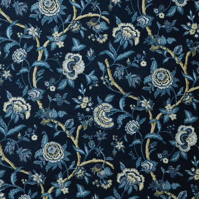 Maxwell Fabric Queensbury 115 Ocean COLOR THEORY-VOL.VII NEPTUNE 100% COTTON SPAIN V-18" H-13.5" 54" - My Fabric Connection - Maxwell Fabric Queensbury 115 Ocean COLOR THEORY-VOL.VII NEPTUNE 100% COTTON SPAIN V-18" H-13.5" 54" - My Fabric Connection -