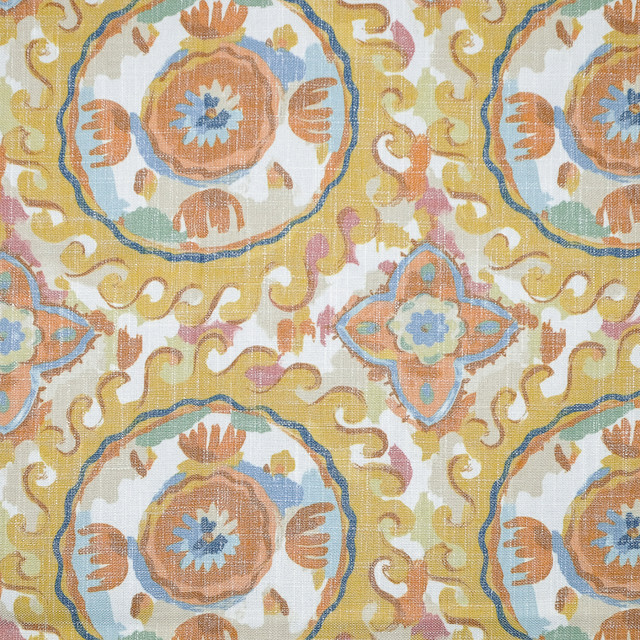 Maxwell Fabric Kirkby 517 Mimosa PRINT GALLERY II 69% POLYESTER CHINA V-13.5" H-13.5" 54" - My Fabric Connection - Maxwell Fabric Kirkby 517 Mimosa PRINT GALLERY II 69% POLYESTER CHINA V-13.5" H-13.5" 54" - My Fabric Connection -