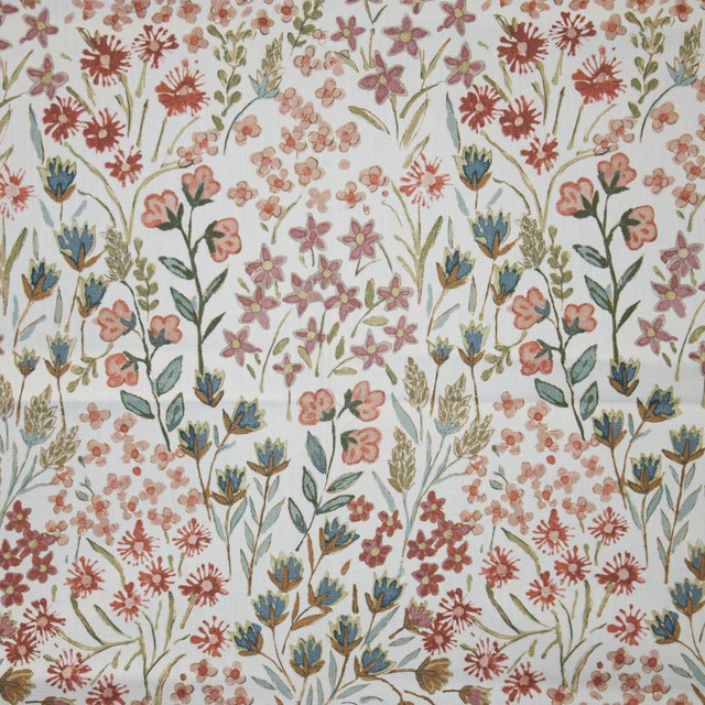 Maxwell Fabric Sedgefield # 510 Summer Print Gallery Ii 100% COTTON INDIA V-25.8" H-13.8" 55" - My Fabric Connection - Maxwell Fabric Sedgefield # 510 Summer Print Gallery Ii 100% COTTON INDIA V-25.8" H-13.8" 55" - My Fabric Connection -