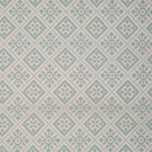 Mitchell Fabric Diamante Aqua #2405 - Multi-Purpose/Drapery Blue/Green 100% Polyester Imported Dry Cleaning Recommended </p><p>Repeat: Horizontal: 3.5 and Vertical: 3.75 54 - My Fabric Connection - Mitchell Fabric Diamante Aqua #2405 - Multi-Purpose/Drapery Blue/Green 100% Polyester Imported Dry Cleaning Recommended </p><p>Repeat: Horizontal: 3.5 and Vertical: 3.75 54 - My Fabric Connection -