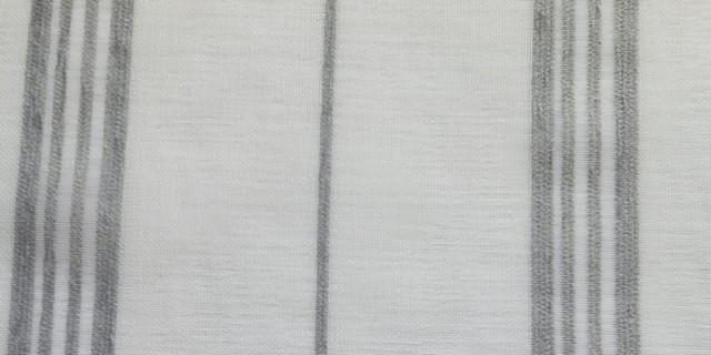 Norbar Fabric Casper Stone SHEER MADNESS 100% POLYESTER CHINA 3 1/2"H 118 - My Fabric Connection -