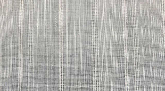Norbar Fabric Copley Bleach White SHEER MADNESS 97% POLYESTER 7% LINEN CHINA 3 1/2"H 110 - My Fabric Connection - Norbar Fabric Copley Bleach White SHEER MADNESS 97% POLYESTER 7% LINEN CHINA 3 1/2"H 110 - My Fabric Connection -