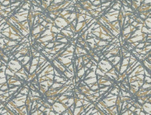 Norbar Fabric Baldwin Metal Blue SYMPHONY 100% POLYESTER INDIA 4 3/4"V - 4 3/E"H 54 - My Fabric Connection -