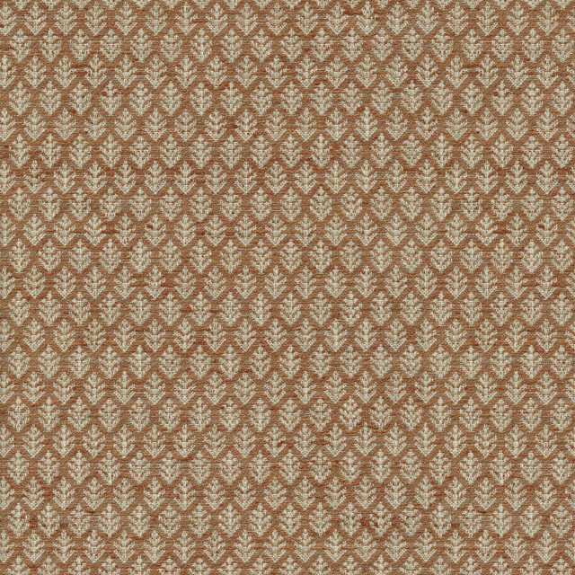 P/K LIFESTYLES Fabric Fern Fair Persimmon 471098 - 86% polyester, 14% cotton India 51000 Horizontal: 0.62 and Vertical: 1.12 54 - My Fabric Connection -