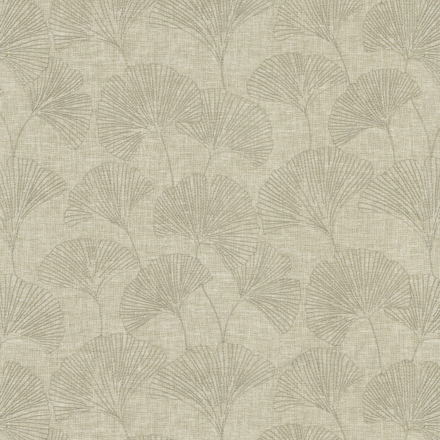 P/K LIFESTYLES Fabric Ginko Emb. Mushroom 471123 - Base 55% cotton, 46% polyester / Emb. 49% cotton, 51% polyester India 51000 Horizontal: 17 and Vertical: 15.5 54 - My Fabric Connection -