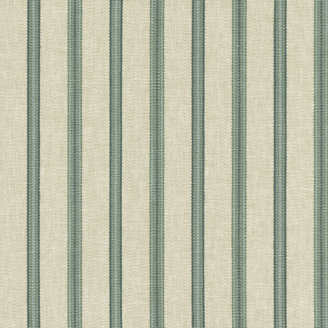 VILLA D'ASCOLI Fabric Jodpur Stripe Juniper 570021 - 33% polyester, 33% cotton, 24% rayon, 10% linen India 51000 Horizontal: 3.25 and Vertical: 0 54 - My Fabric Connection -