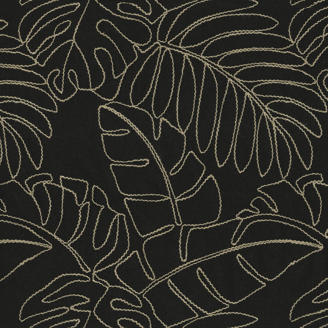 TOMMY BAHAMA Fabric Monstera Emb. Ebony 880182 - Base 55% cotton, 45% polyester / Emb. 50% rayon, 50% linen India 51000 Horizontal: 13.5 and Vertical: 15.5 55 - My Fabric Connection - TOMMY BAHAMA Fabric Monstera Emb. Ebony 880182 - Base 55% cotton, 45% polyester / Emb. 50% rayon, 50% linen India 51000 Horizontal: 13.5 and Vertical: 15.5 55 - My Fabric Connection -