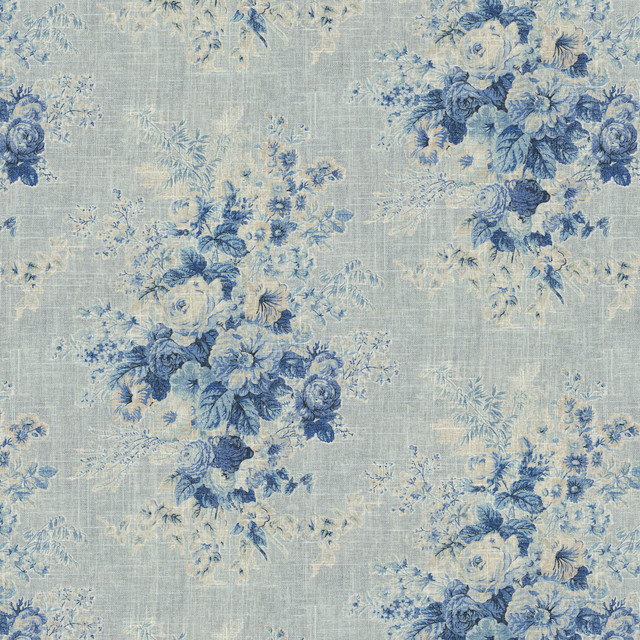 VILLA D'ASCOLI Fabric Royal Bloom Porcelain 570082 - 55% linen, 45% rayon Pakistan 50000 Horizontal: 27 and Vertical: 25.25 54 - My Fabric Connection - VILLA D'ASCOLI Fabric Royal Bloom Porcelain 570082 - 55% linen, 45% rayon Pakistan 50000 Horizontal: 27 and Vertical: 25.25 54 - My Fabric Connection -