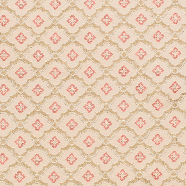 Charlotte Fabric D4440 Mae Coral Vintage Damask 100% Polyester Asia </p><p>Repeat: Horizontal 2" x Vertical 2" 54 Inches - My Fabric Connection -