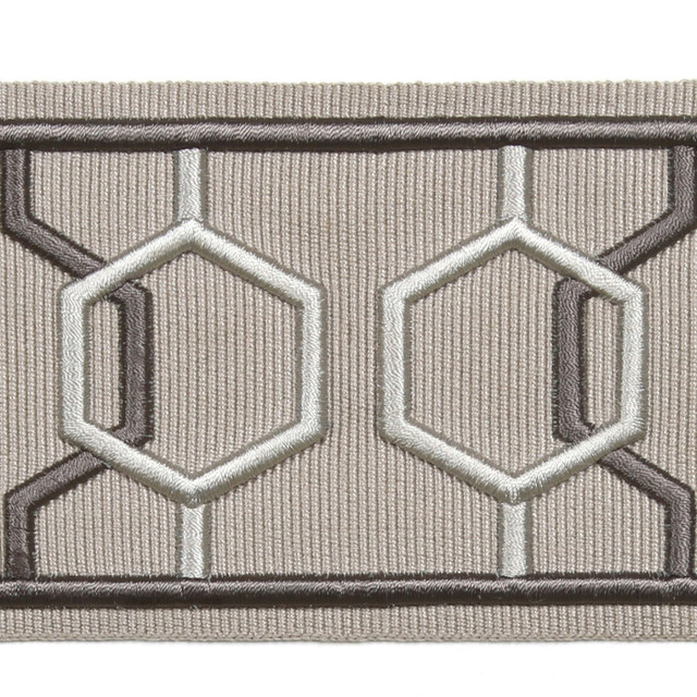 Europatex Fabric Dimensions Mink Crest & Dimensions 100% Polyester 2.90 inches - My Fabric Connection -