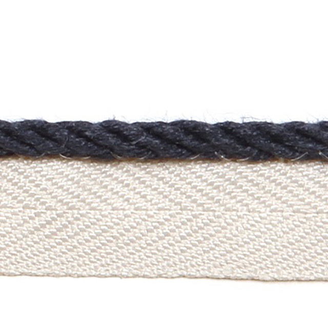 Europatex Fabric Le Lin Micro Cord Navy Le Lin 63% Linen, 37% Rayon 0.13 inches - My Fabric Connection -